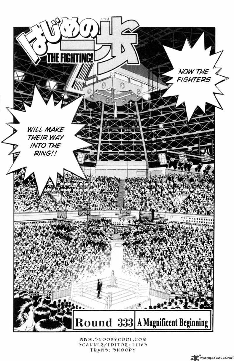 Hajime no Ippo: Fighting Spirit, Chapter 333 image 02